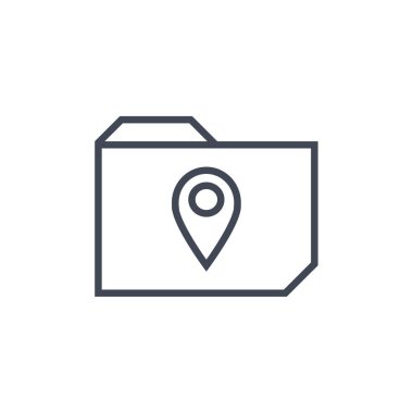 GPS Simgesi, Seyrüsefer Sembolü, Basit Tasarım 