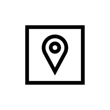 GPS Simgesi, Seyrüsefer Sembolü, Basit Tasarım 