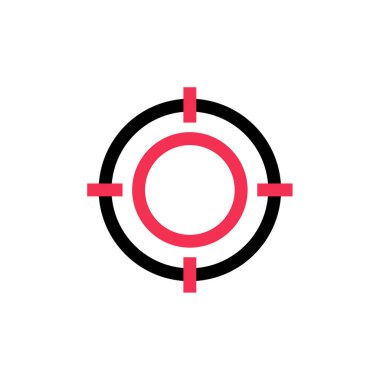 hedef logo şablon vektör illüstrasyon tasarımı 