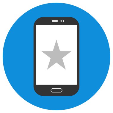 cep telefonu simgesi. vektör illüstrasyonu