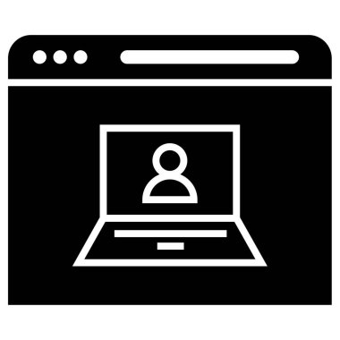 tarayıcı pencere simgesi. düz dizayn. vektör illüstrasyonu. 