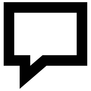 konuşma simge vektör çizim