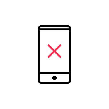 çapraz x simgesi, vektör illüstrasyonu