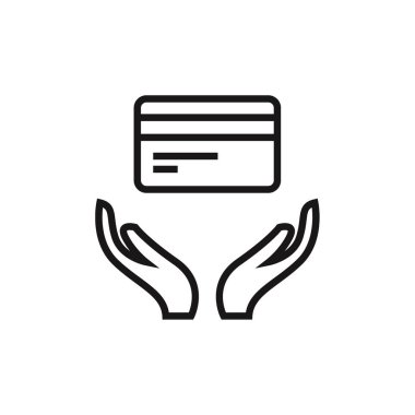 Kredi Kartı Ödeme Vektör İllüstrasyon