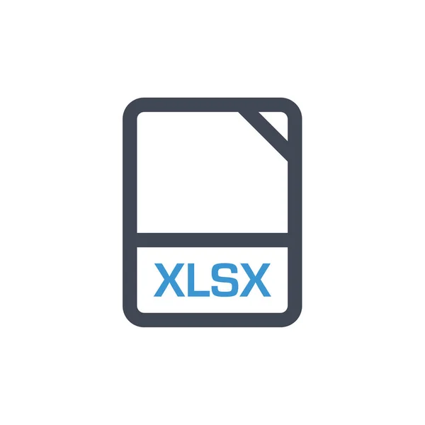 Xlx Datei Dokument Erweiterung Symbol Vektor Illustration — Stockvektor