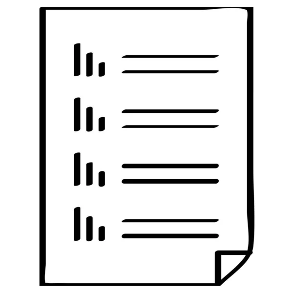 Dokument Datei Dokument Symbol — Stockvektor