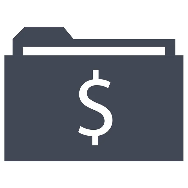 Dolar Znak Ikona Wektor Ilustracja — Wektor stockowy