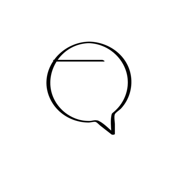 Chat Talk Konversation Bubbla Ikon Vektor Illustration — Stock vektor
