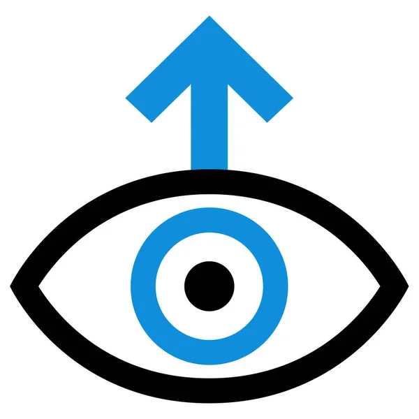Auge Auge Web Icon Vektor Illustration — Stockvektor