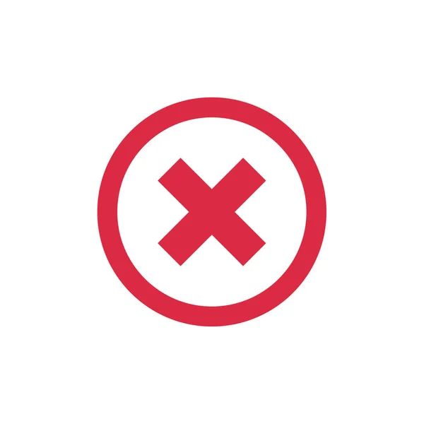 Illustrazione Vettoriale Icona Simbolo Stop — Vettoriale Stock