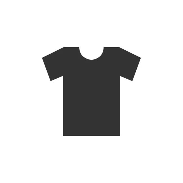 Tişört Ikonu Kıyafet Sembolü Tasarımı Düz Grafik — Stok Vektör