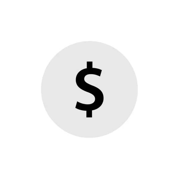 Grafisk Dollar Ikon Enkel Illustration Usa Pengar Tecken — Stock vektor