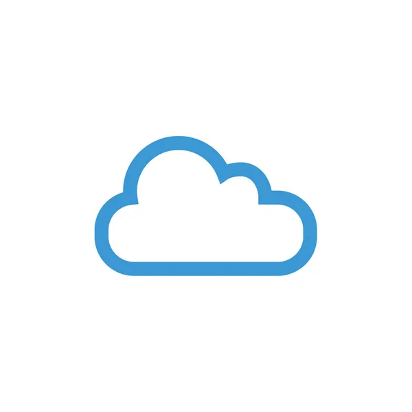 Modelo Design Logotipo Nuvem —  Vetores de Stock