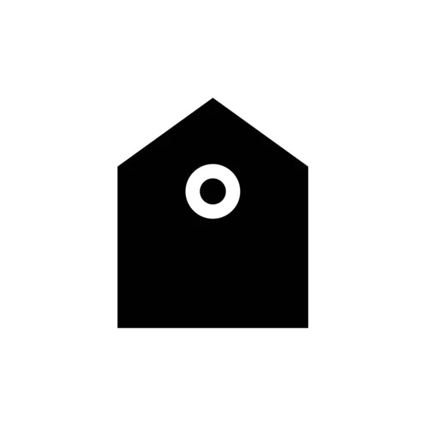 Home House Window Navhome Web Symbol Einfache Illustration — Stockvektor