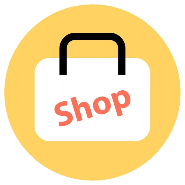 Shopping Bags Icon Vector Illustration — Stock Vector