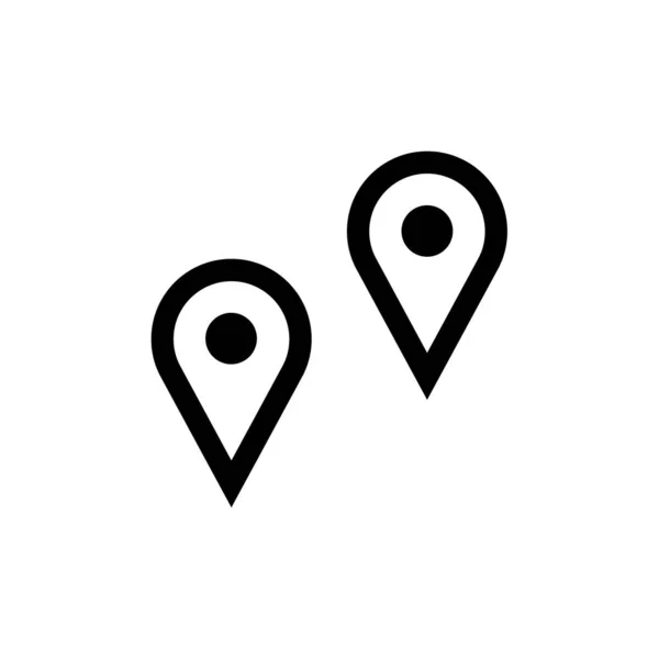 Location Simple Icon Vector Illustration — Stock Vector
