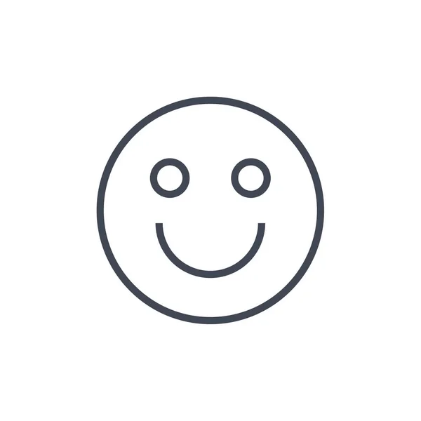 Emoji Twarz Ikona Wektor Ilustracja Projekt — Wektor stockowy