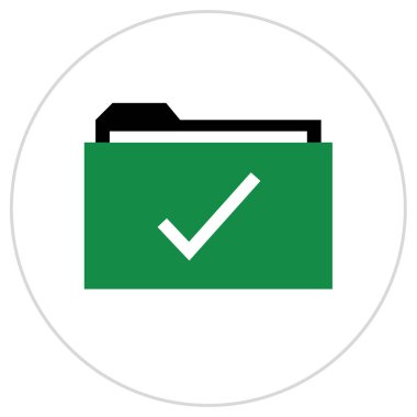 İşaret simgesini işaretle. vektör illüstrasyonu 