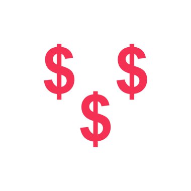 Dolar işareti vektör illüstrasyonuName 