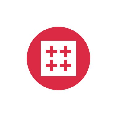 Artı simge vektör illüstrasyonu