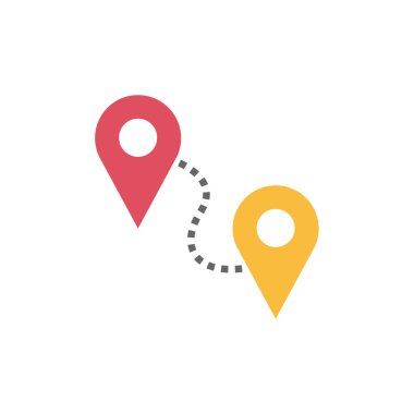 location simple icon, vector illustration      