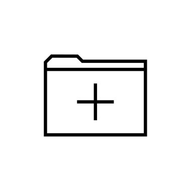 Web ve mobil uygulama tasarımınız için beyaz arkaplanda izole edilmiş dizin simgesi vektörü, pano logosu konsepti