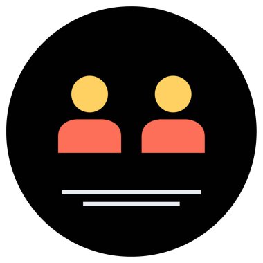 kullanıcı. Web simgesi basit illüstrasyon