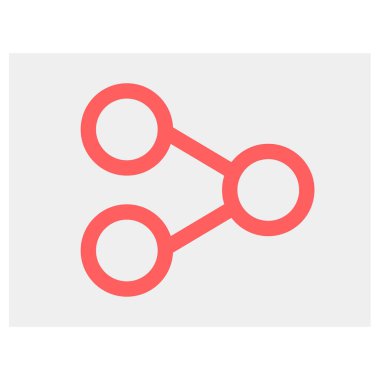 veri web simgesi, vektör illüstrasyonunu paylaş