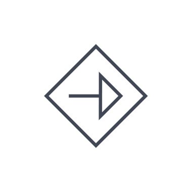 Sonraki ok düz vektör simgesine git 