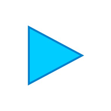 ok simgesi vektör illüstrasyonu   