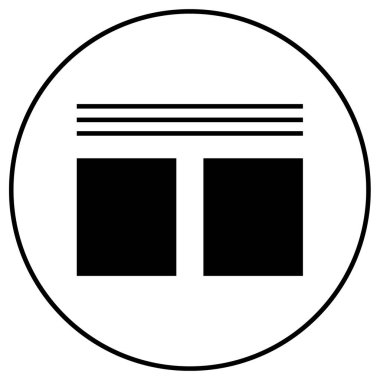 Kablolar modern simge, vektör illüstrasyonu