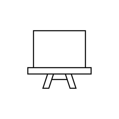 okul karatahta simgesi beyaz arkaplan