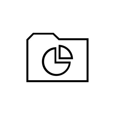 Dosya. Web simgesi basit illüstrasyon         