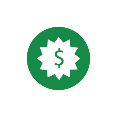 Dolar işareti simgesi, vektör çizimi