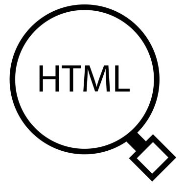 Web Geliştirme basit simgesi, vektör illüstrasyonu
