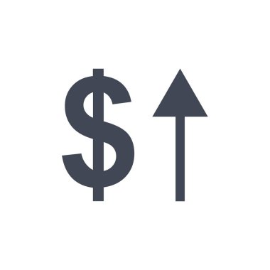 Dolar işareti simgesi, vektör çizimi