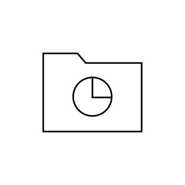 Dosya. Web simgesi basit illüstrasyon         