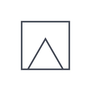 Basit ok simgesi vektör illüstrasyonu