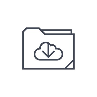 Basit ok simgesi vektör illüstrasyonu