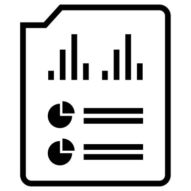 Grafik Raporu. Web simgesi