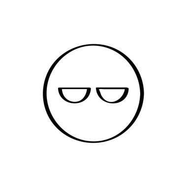 emoji yüz simgesi vektör çizimi tasarımı