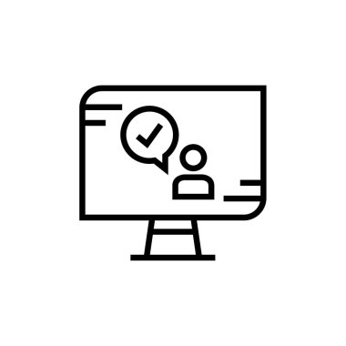 SMS & Metin Mesajlaşması ikon vektör çizimi