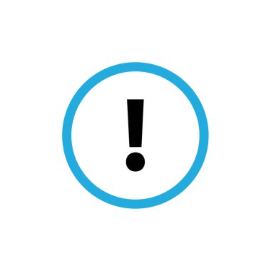  Ünlem işareti simgesi vektör çizim