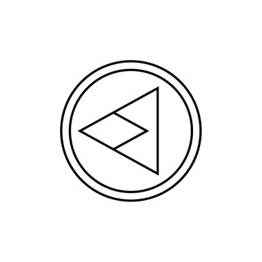 ok simgesinin vektör illüstrasyonu