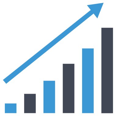 Büyüme. Web simgesi basit illüstrasyon