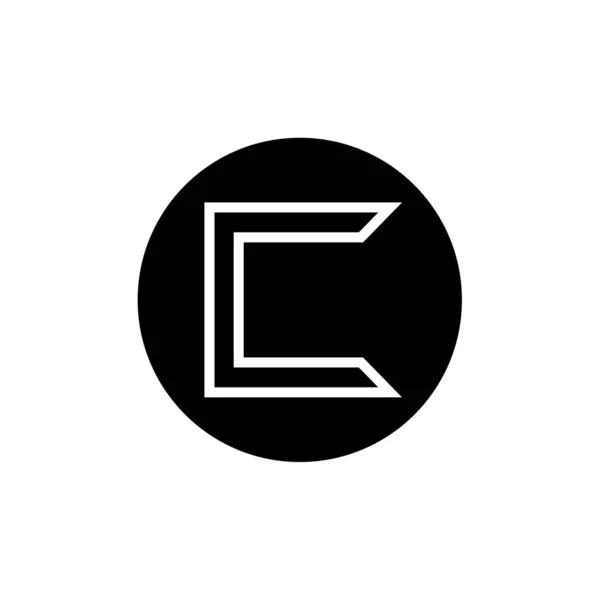 Carta Logo Icono Vector Plantilla — Vector de stock