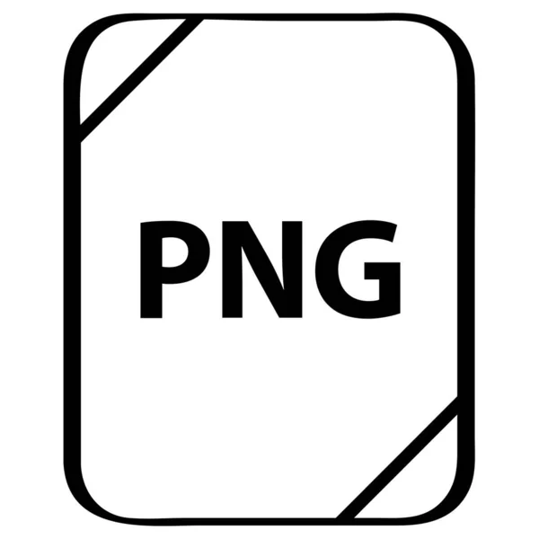 Png Значок Формату Файлів Векторні Ілюстрації — стоковий вектор
