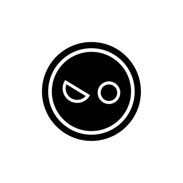 Desenho Ilustração Vetor Ícone Face Emoji —  Vetores de Stock