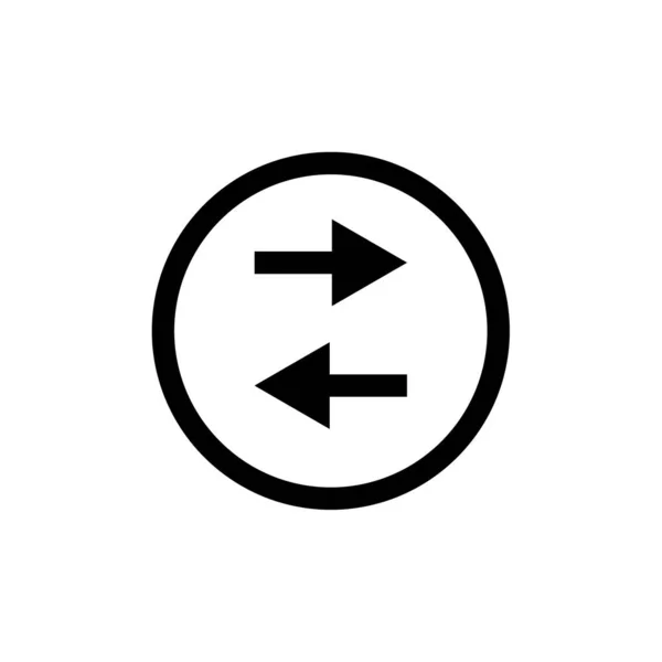 Vektorillustration Der Navigationspfeile Modernes Symbol — Stockvektor