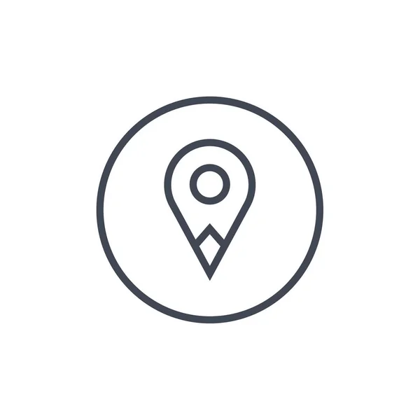 Gps Icon Navigation Symbol Simple Design — стоковий вектор